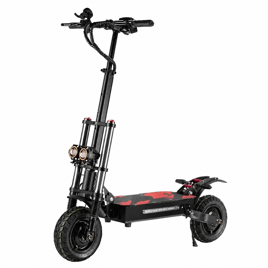 BOYUEDA S3-11 Składana hulajnoga elektryczna, silnik 2*3000 W, akumulator 60 V 38 Ah, 11-calowa opona, 85 km/h - wyspahulajnog.app