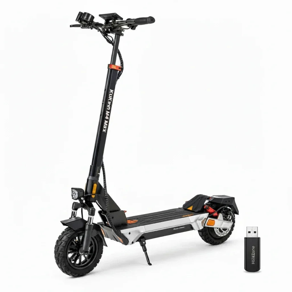 Hulajnoga elektryczna KuKirin M4 Max, silnik 800W, bateria 48V 18Ah, 10-calowe opony, maks. prędkość 45km/h - wyspahulajnog.app