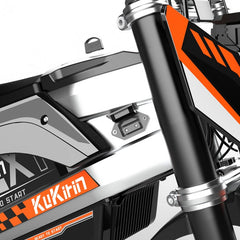 Motocykl elektryczny KuKirin X1, silnik o średniej mocy 1000 W, akumulator 48 V 20,8 Ah, opony terenowe 14/12 cali - wyspahulajnog.app