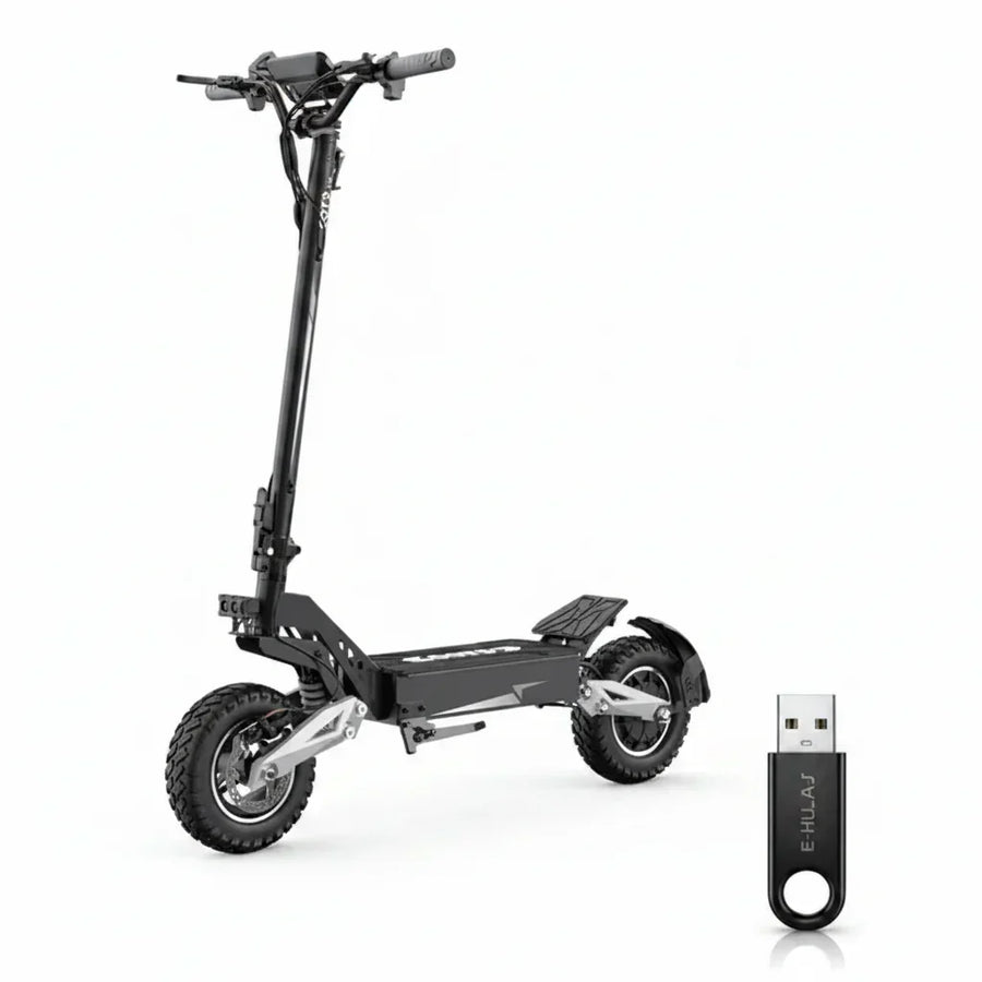 OOTD T10 Składana hulajnoga elektryczna, silnik 500W, bateria 48V 18Ah, 11-calowe opony, maks. prędkość 50km/h - wyspahulajnog.app