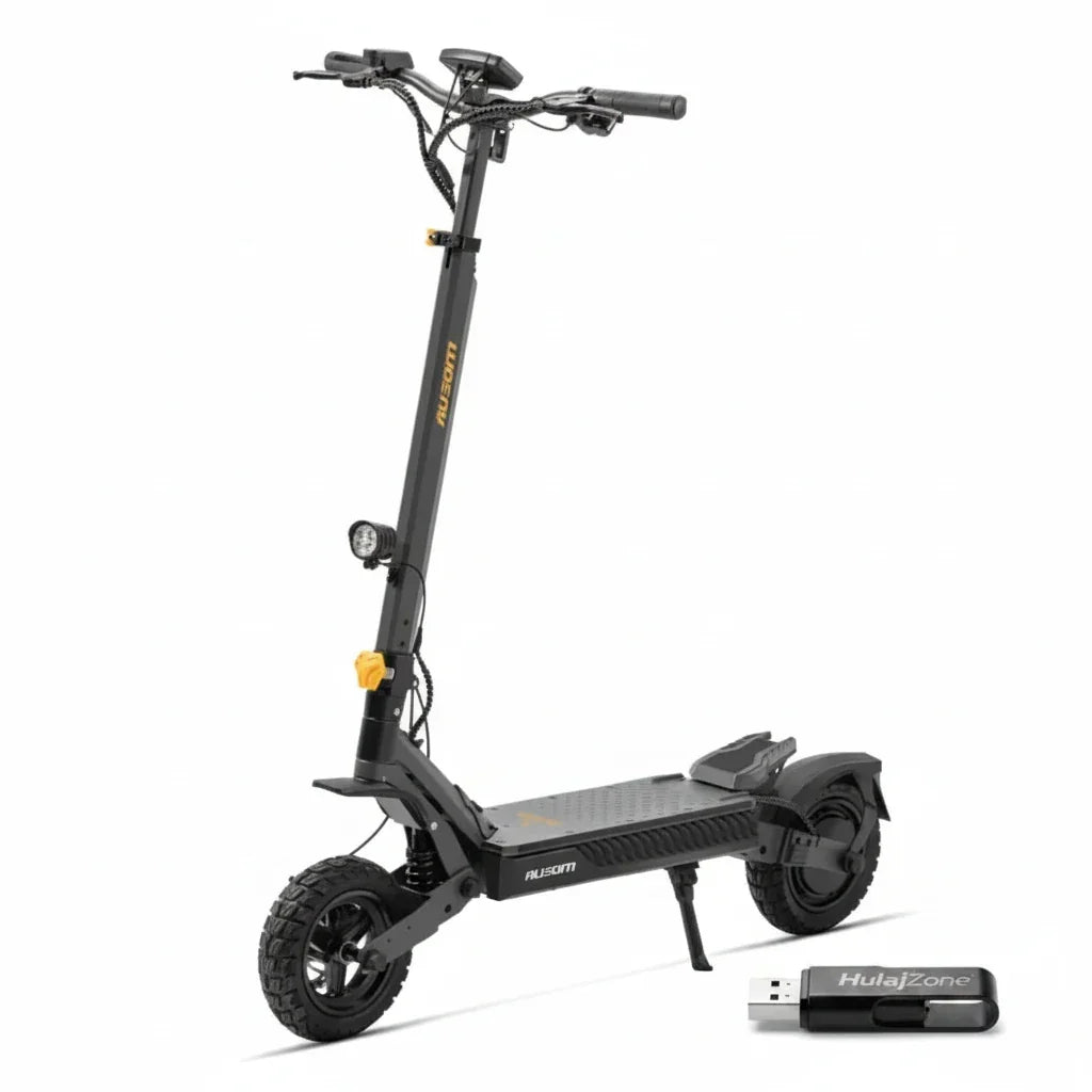 Ausom L1 Max Składana e-hulajnoga, 1000W 48V 20,8Ah 90 km 50 km/h, amortyzujące zawieszenie sprężynowe - wyspahulajnog.app