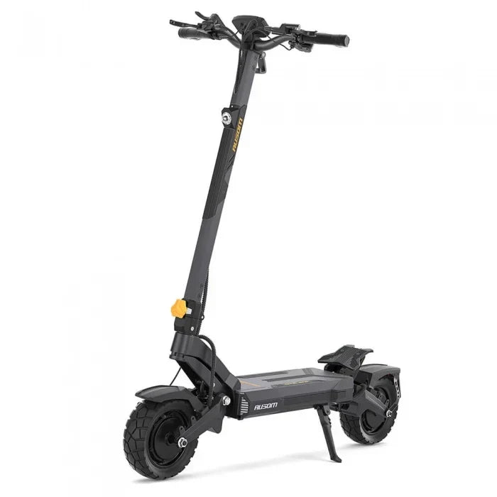 Składana hulajnoga elektryczna Ausom DT2 Pro, 2*1100W, 68km/h, bateria 52V 23,4Ah, wykorzystuje technologię podwozia lotniczego - wyspahulajnog.app