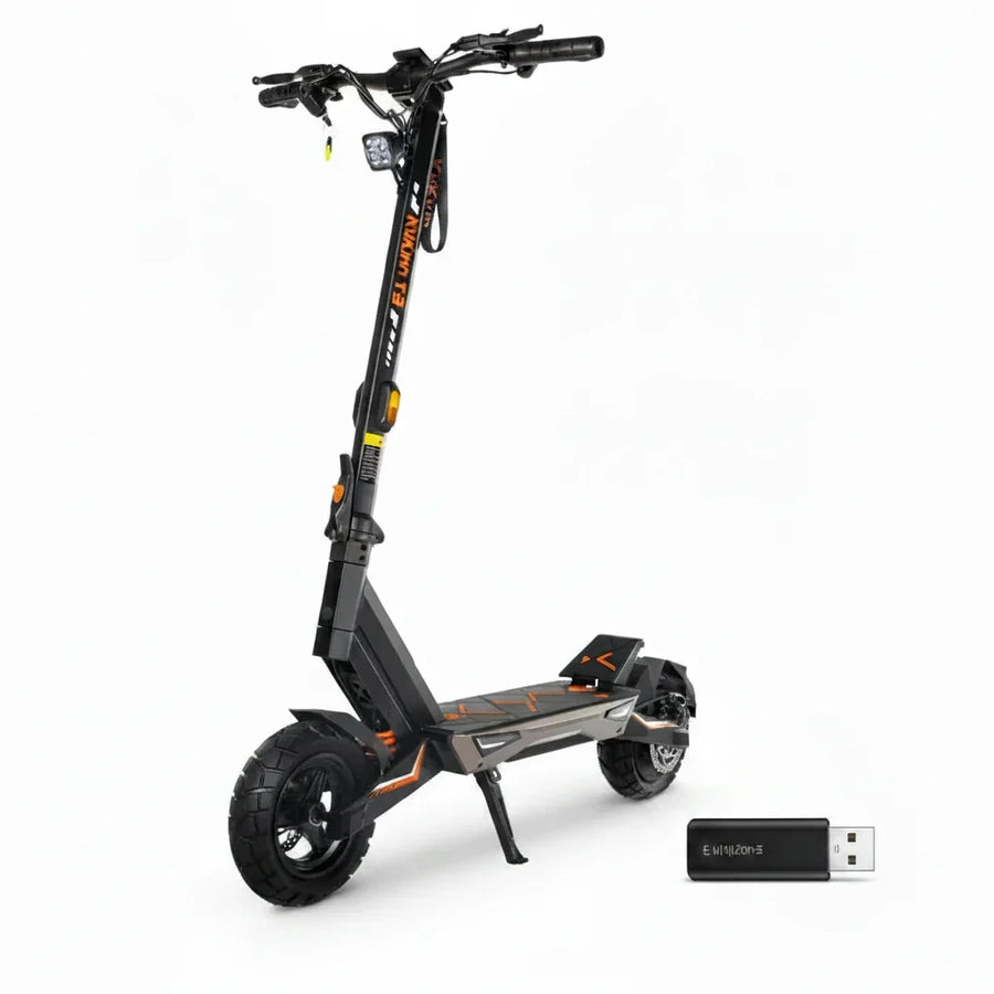 KuKirin T3, silnik 800W, bateria 48V 15,6Ah, opony 10 cali, zasięg 58km - wyspahulajnog.app